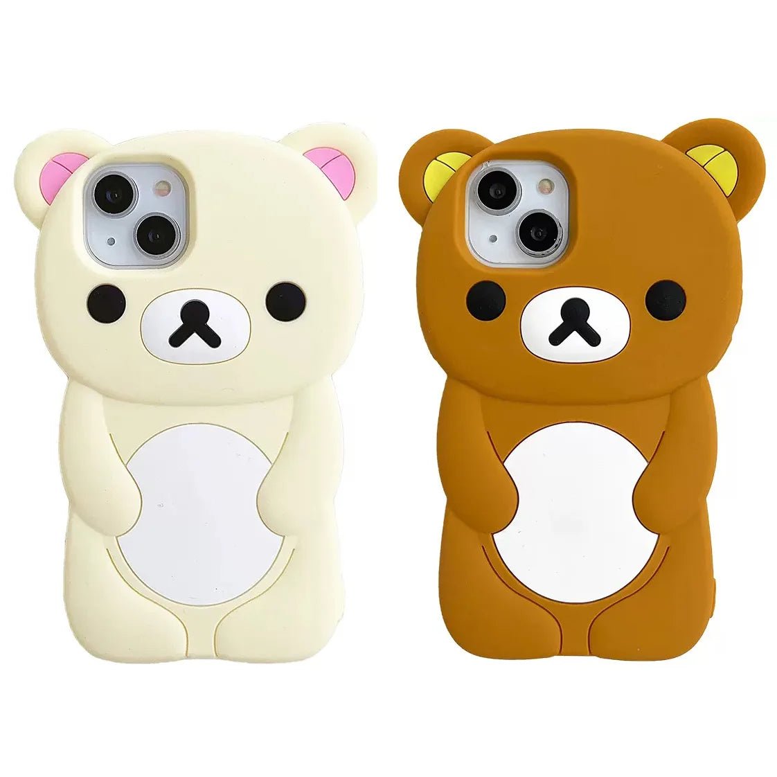 Rilakkuma Bear Phone Case Brown / For iPhone 15Pro Max Rilakkuma Bear Phone Case Brown / For iPhone 15Pro Max