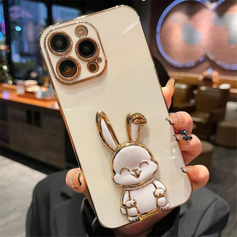 Bunny Phone Case - GuRL Cases iPhone 15 Plus / White Bunny Phone Case - GuRL Cases iPhone 15 Plus / White