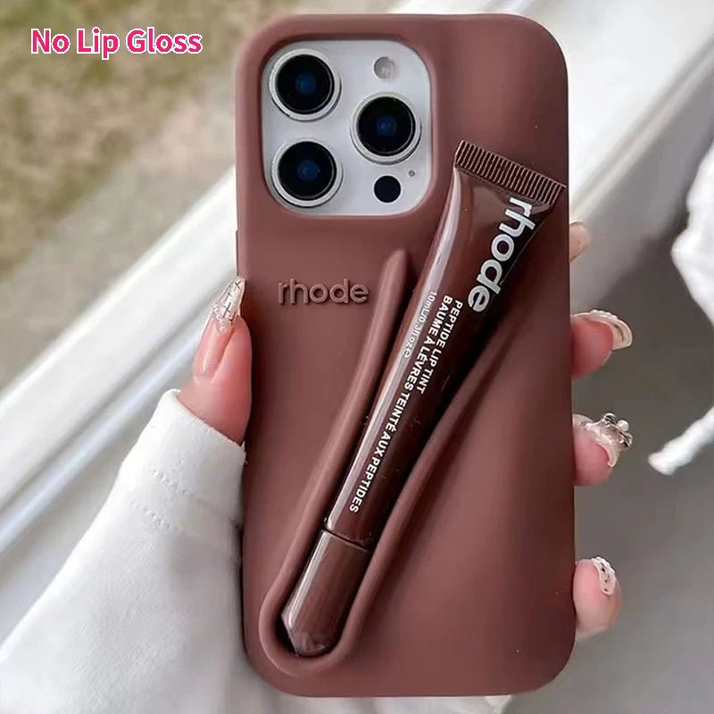 Lip Gloss iPhone Case iPhone 16 Pro / Espresso Lip Gloss iPhone Case iPhone 16 Pro / Espresso