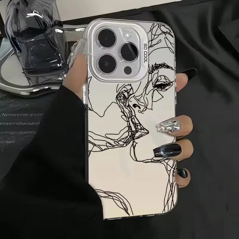 iphone 11 phone case tumblr Abstract Phone Case iPhone 16 / White