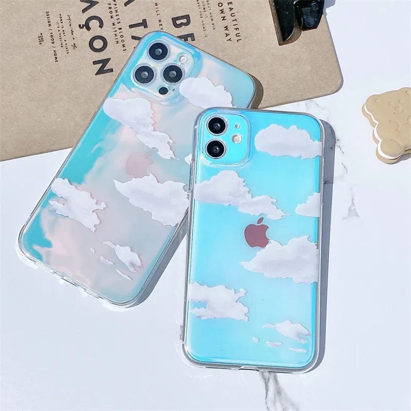 Holographic Cloud iPhone Case