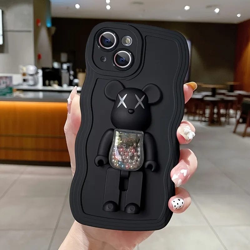 LV x Kaws Phone case+Keychain box set - Geek&Nerds Fashion