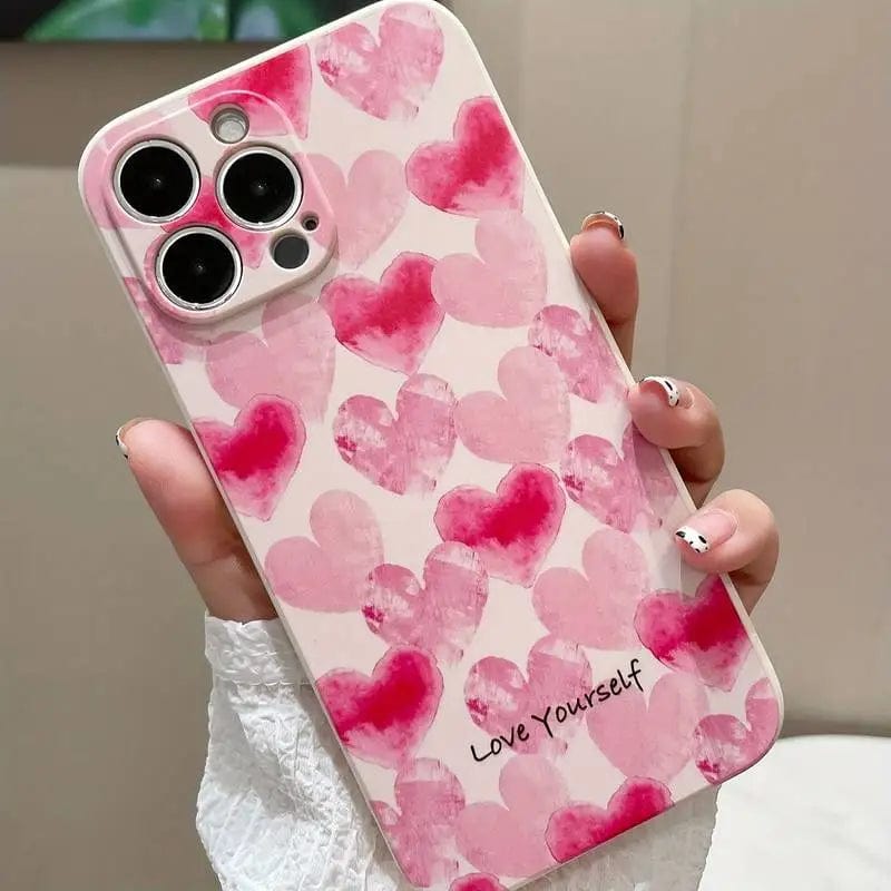 Pink Heart Phone Case