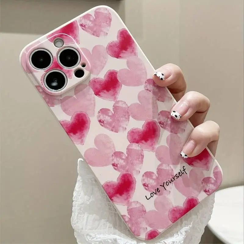 Pink Heart Phone Case