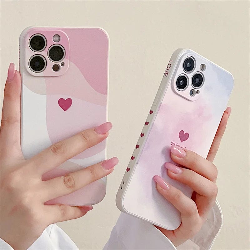 Pink Heart Phone Case