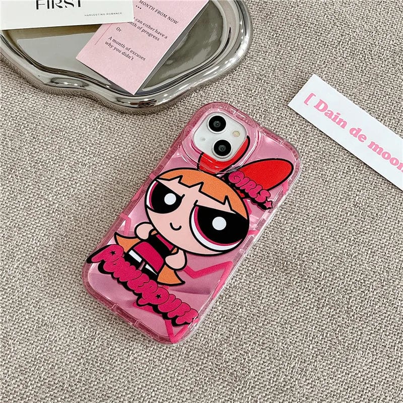 Powerpuff Girls Phone Case iPhone 16 Pro / Pink Powerpuff Girls Phone Case iPhone 16 Pro / Pink