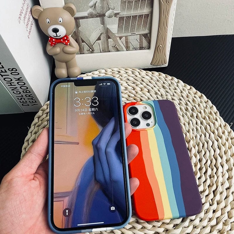rainbow iphone 13 case
