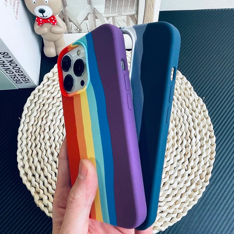 rainbow iphone 15 case