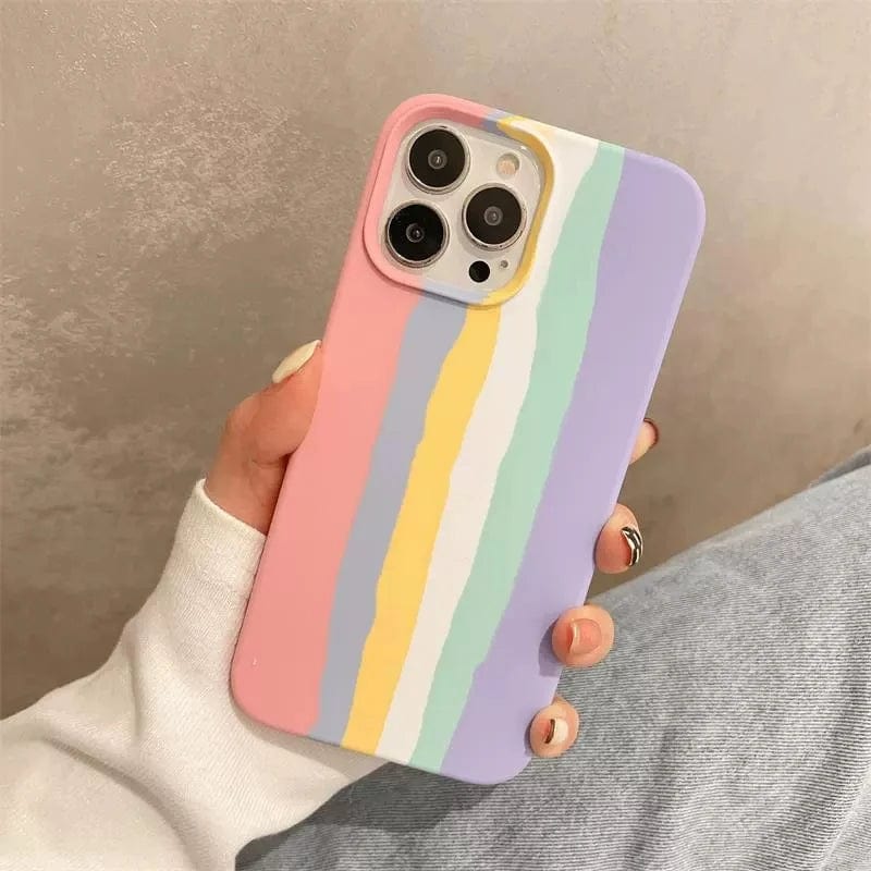 rainbow iphone 14 pro case