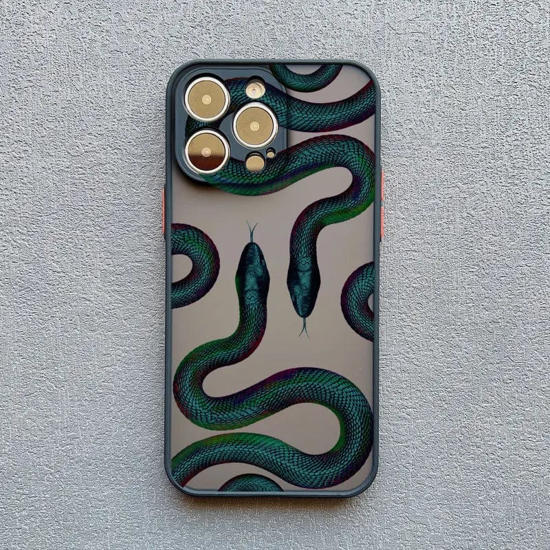 green snake phone case