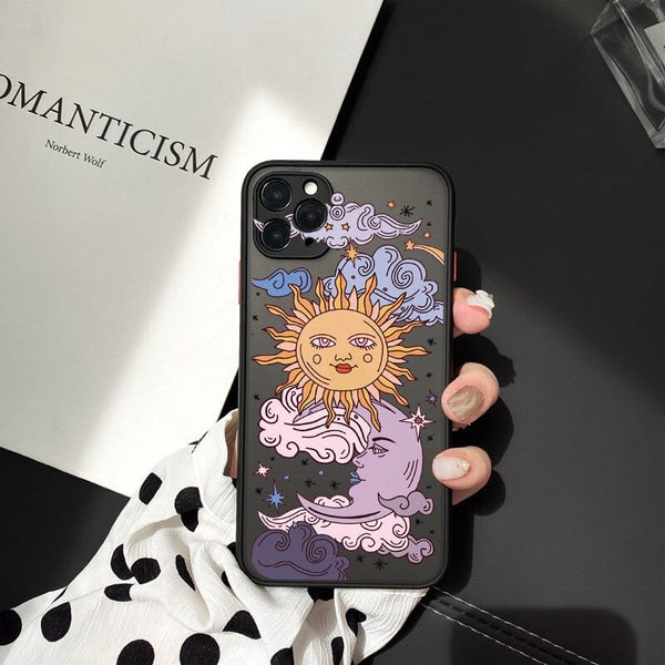 sun and moon iphone case
