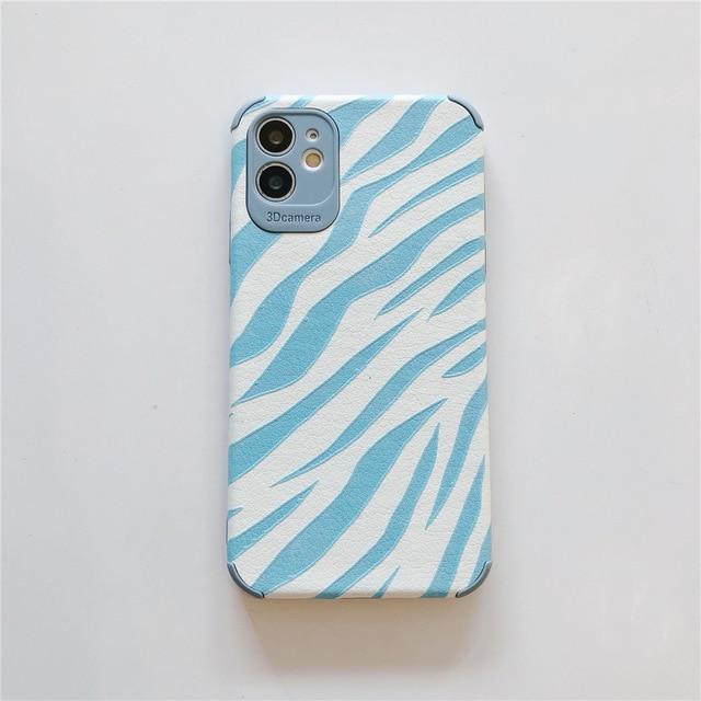 Blue Wavy iPhone Case