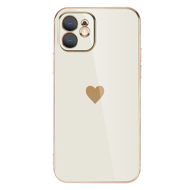 Brown Heart iPhone Case