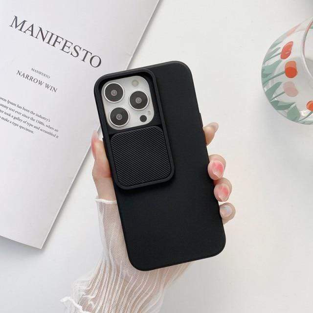 phone case with camera cover