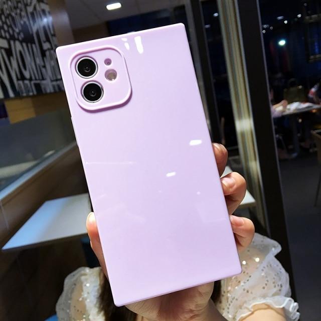 Purple Candy Square Phone Case