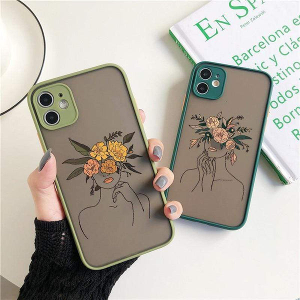 Flower Girl Phone Case | flower phone cases