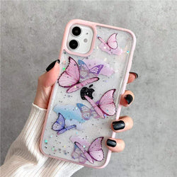 Glittery Butterfly iPhone Cases