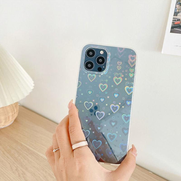 Holographic Heart Phone Case