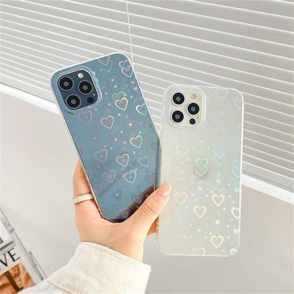 Holographic Heart Phone Case