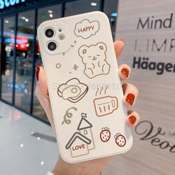 Kawaii Happy Bear Phone Case