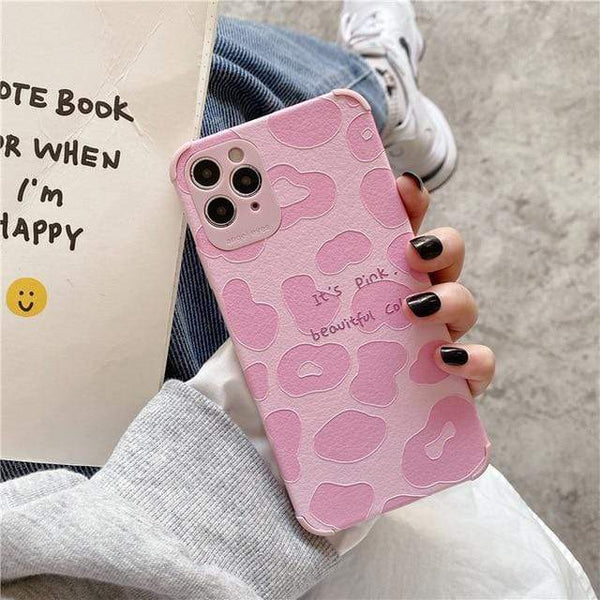 Pink Leopard iPhone Case