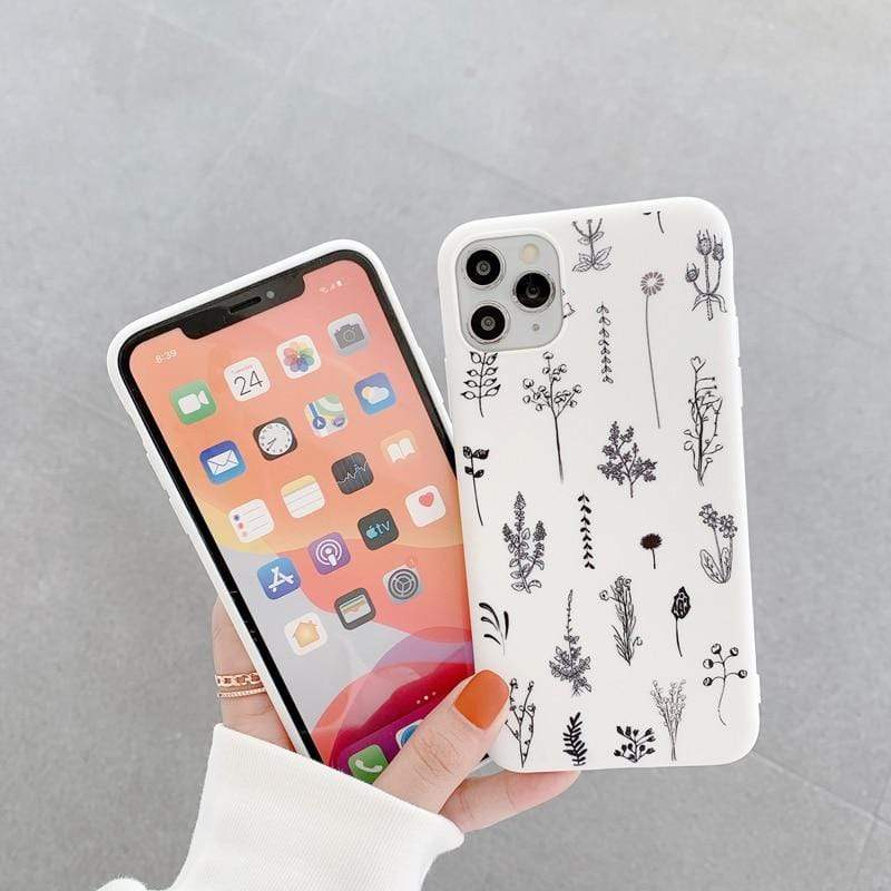 Roses And Leaves Phone Case