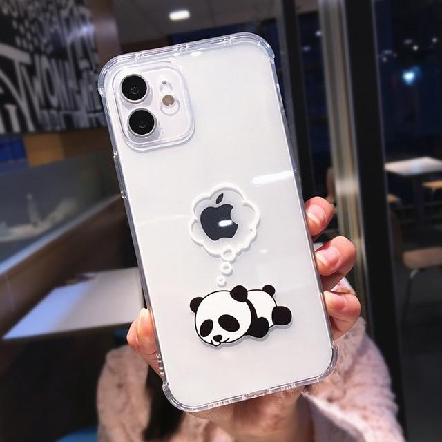 Sleeping Bear Panda iPhone Case