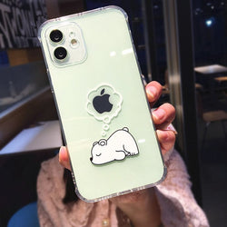 Sleeping Bear Panda iPhone Case