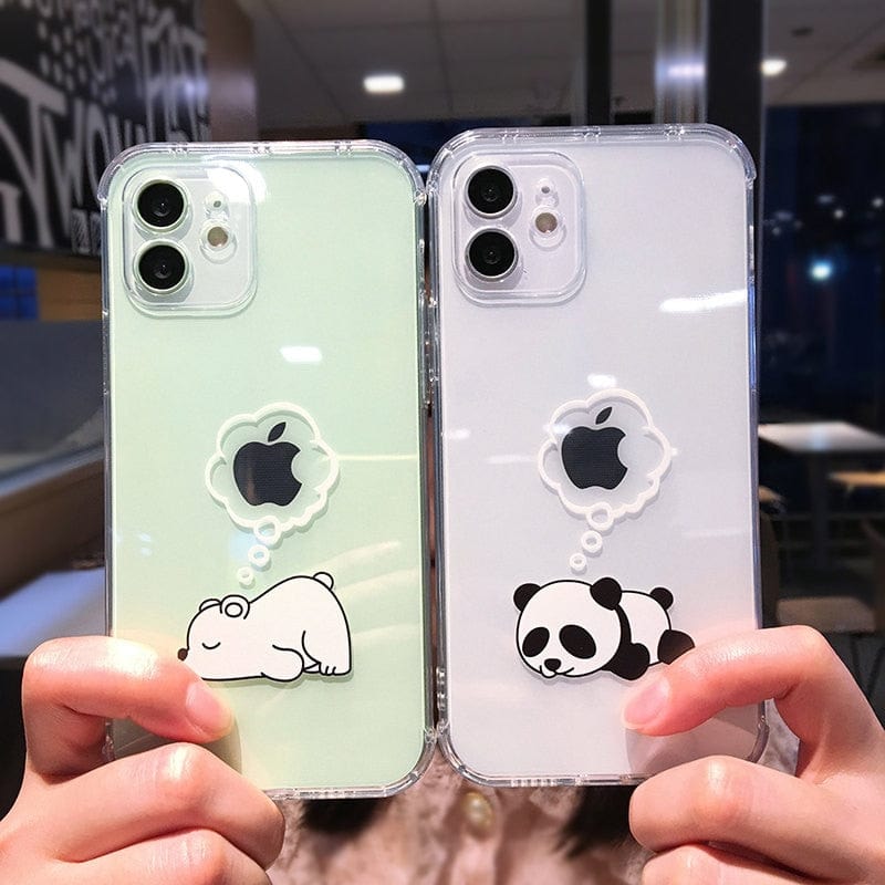 Sleeping Bear Panda iPhone Case
