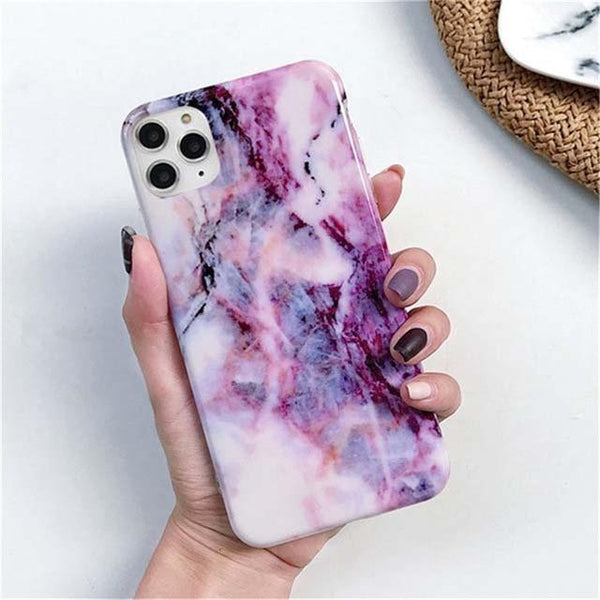 pink marble phone case