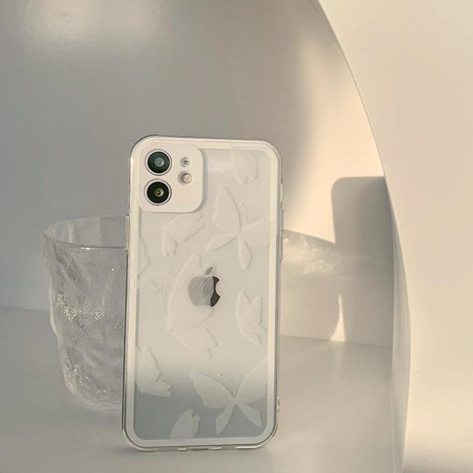 White Butterfly Phone Case